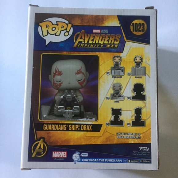 NEW Marvel Avengers Guardians Ship: Drax Medium Exclusive 6'' Funko Pop Figure - Picture 5 of 8